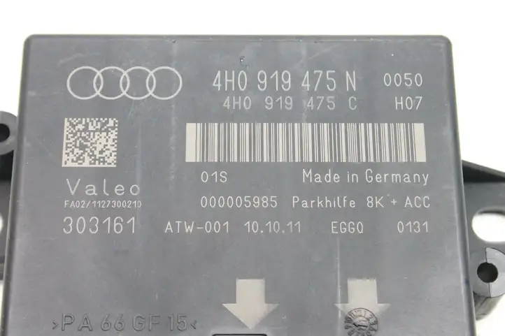Audi A6 C7 (2011 - 2014) 4H0919475N Блок управления парктрониками — фото 5