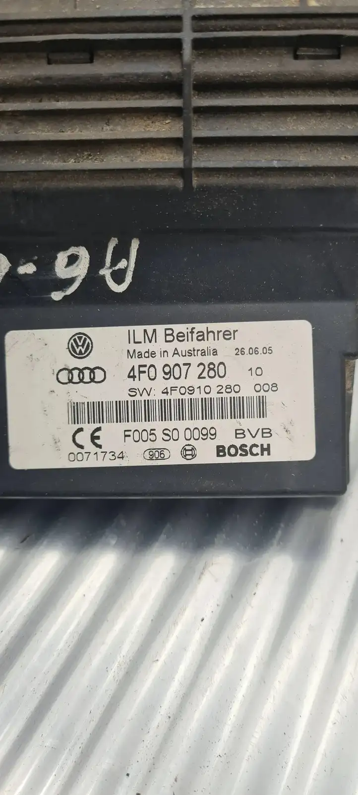 Audi A6 S6 C6 4F (2004 - 2008) 4F0907280 Прочие блоки управления — фото 2
