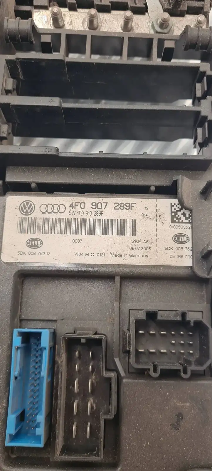 Audi A6 S6 C6 4F (2004 - 2008) 4F0907289F Модуль комфорта — фото 2