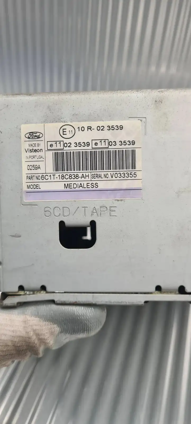Ford Transit (2006 - 2013) E11023539 Магнитола / мультимедийная система — фото 3