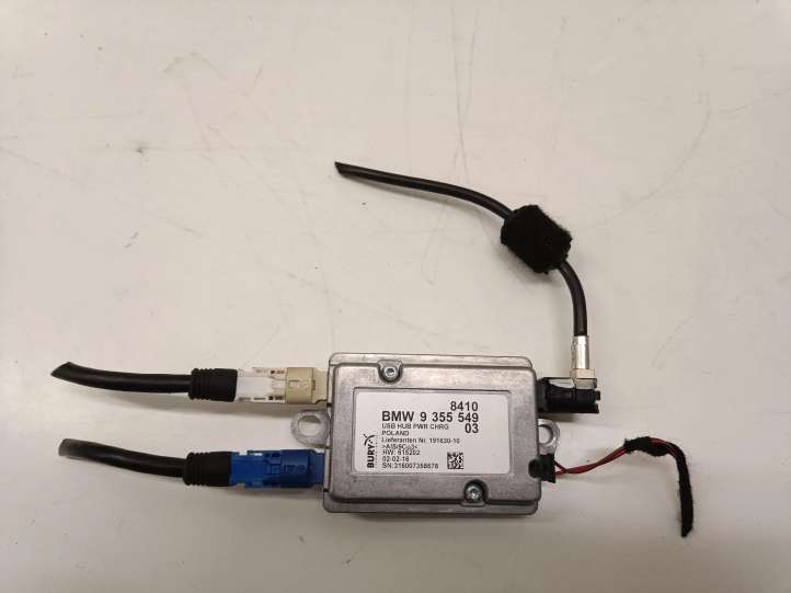 9355549 BMW 7 G11 G12 USB valdymo blokas