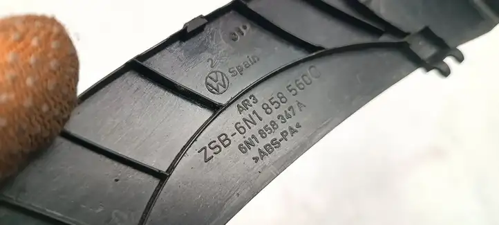 Volkswagen Polo III 6N 6N2 6NF (1994 - 2001) 6N1858560C Обшивка рулевой колонки — фото 3