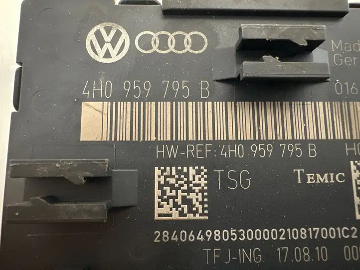 Volkswagen Touareg II (2010 - 2018) 4H0959795B Блок управления дверью — фото 4
