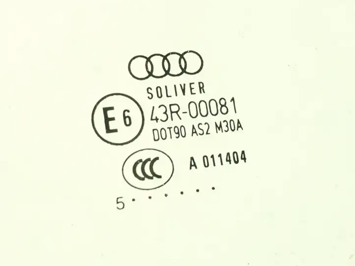 Audi A4 S4 B7 8E 8H (2004 - 2009) AS2 Стекло задней двери — фото 2