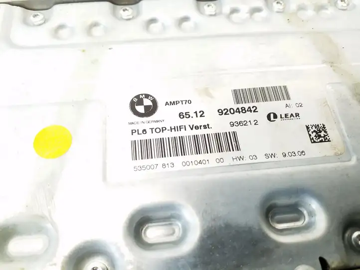BMW X5 E70 (2006 - 2013) 65129204842 Усилитель звука — фото 2