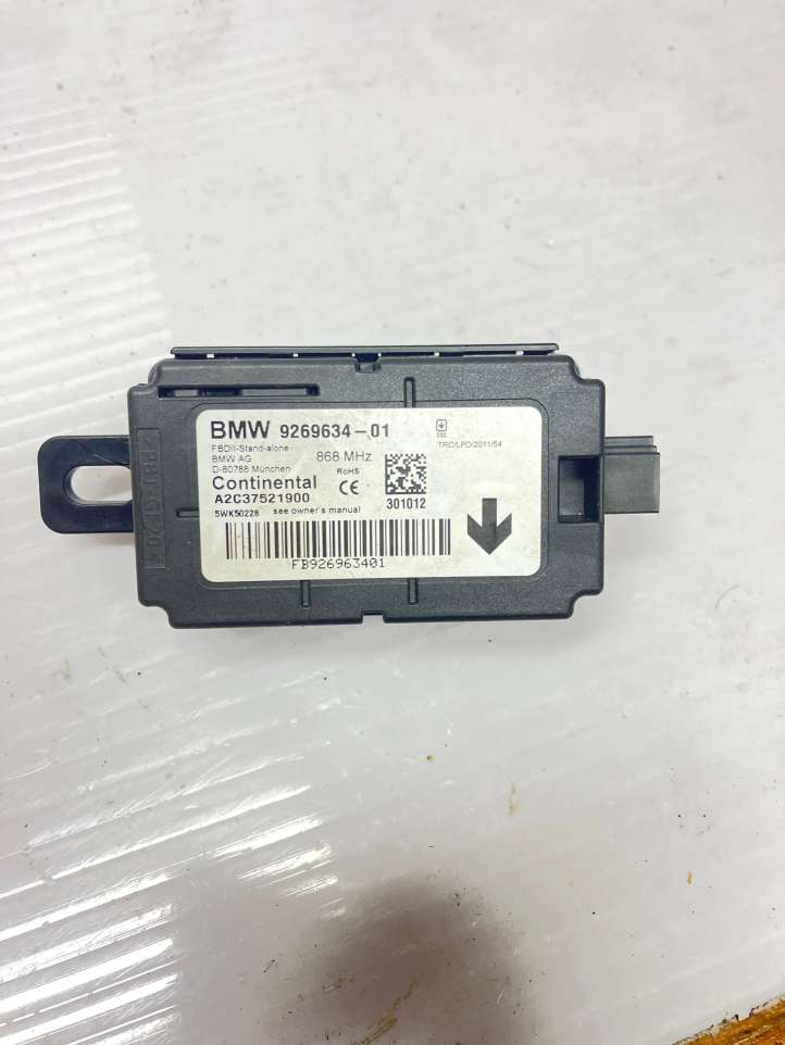 9269634 BMW 3 F30 F35 F31 Signalizacijos valdymo blokas