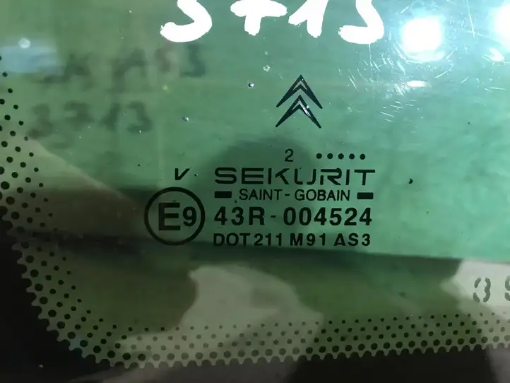 Citroen Xsara Picasso (1999 - 2012) AS3 Заднее боковое стекло — фото 2