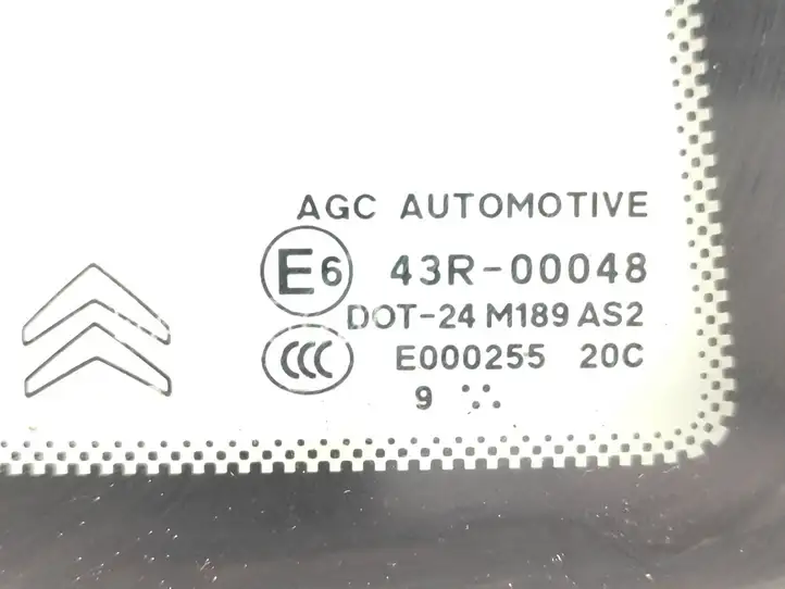 Citroen C3 (2013 - 2016) 43R00048 Заднее боковое стекло — фото 3