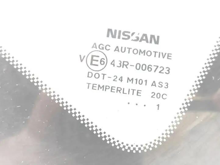 Nissan Qashqai (2006 - 2010) 43R006723 Заднее боковое стекло — фото 3