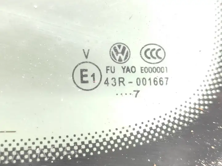 Volkswagen Touran I (2003 - 2010) 43R001667 Заднее боковое стекло — фото 3