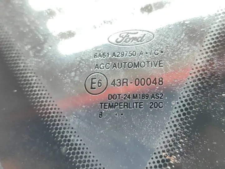 Ford Fiesta (2009 - 2012) 8A61A29750A Заднее боковое стекло — фото 3