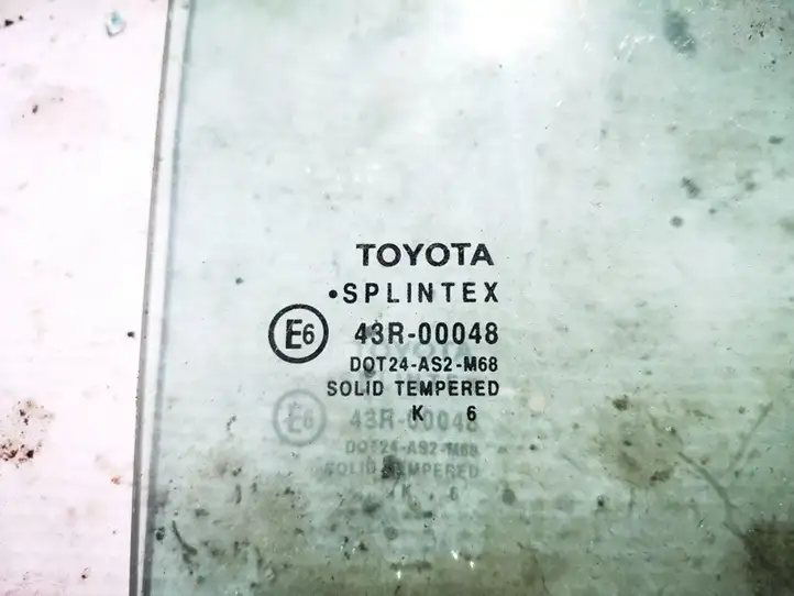 Toyota Avensis T250 (2006 - 2009) Стекло задней двери — фото 2