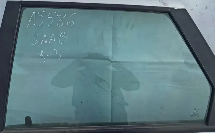 Saab 9-3 Ver1 (1998 - 2005) Pilka Стекло задней двери — фото 1