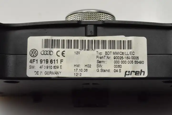 Audi A6 S6 C6 4F (2004 - 2008) 4F1919611F Контроллер мультимедийной системы — фото 2