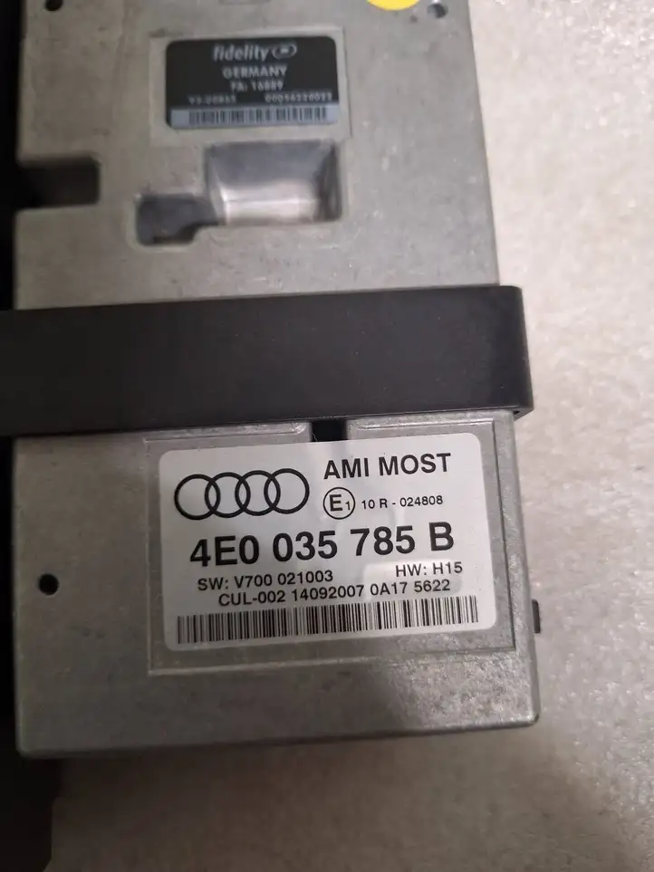 Audi A8 S8 D3 4E (2005 - 2007) 4E0035785B Контроллер мультимедийной системы — фото 4