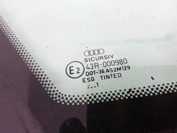 Audi A6 S6 C5 4B (2001 - 2004) Заднее боковое стекло — фото 2