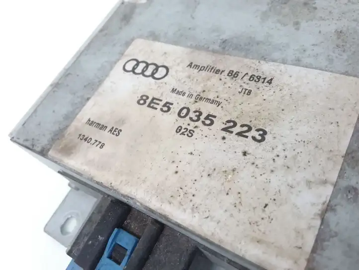Audi A4 S4 B6 8E 8H (2000 - 2006) 8E5035223 Усилитель звука — фото 4