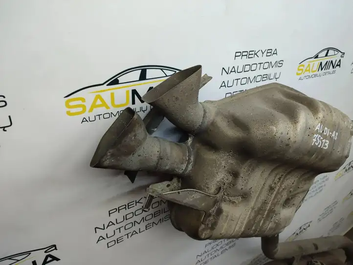 Audi A8 S8 D4 4H (2013 - 2017) 4H0253611AK Двойной глушитель — фото 10