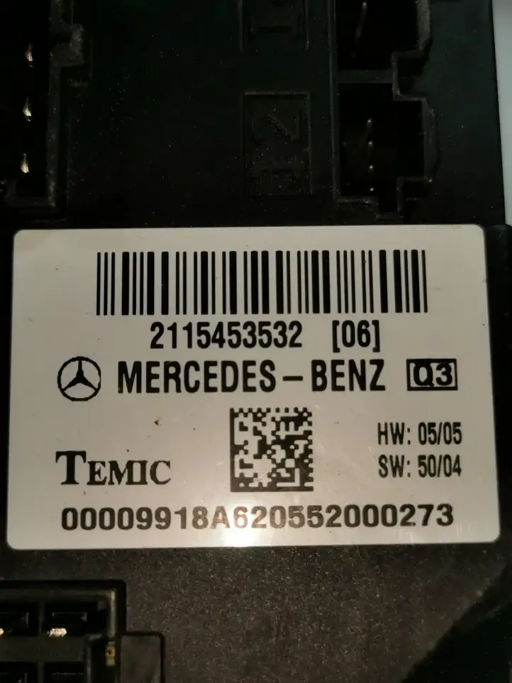 Mercedes-Benz E W211 (2002 - 2009) 2115453532 Модуль комфорта — фото 4