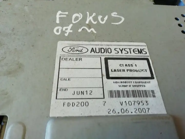 Ford Focus (2005 - 2008) 7M5T18C815BA Магнитола / мультимедийная система — фото 3