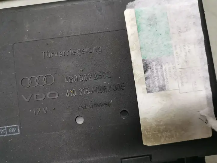 Audi A6 S6 C5 4B (2001 - 2004) 4B0962258D Модуль комфорта — фото 4