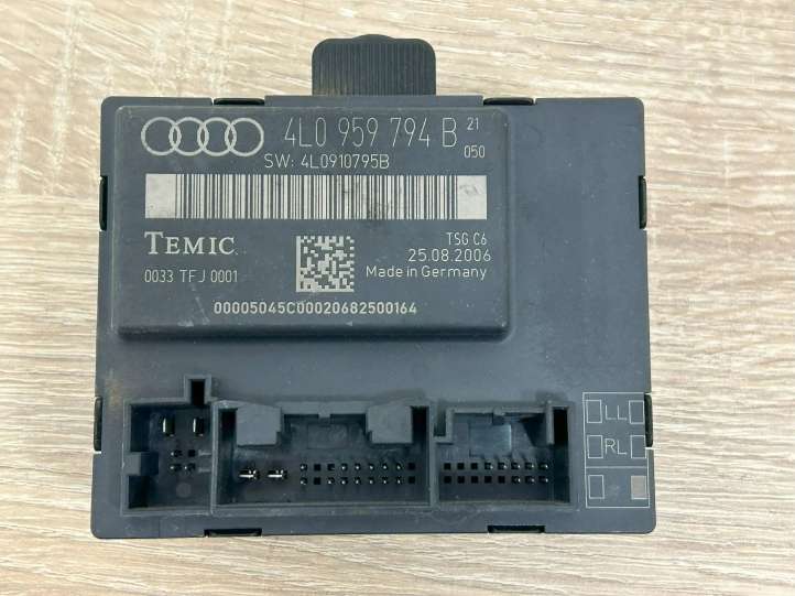 4L0959794B Audi Q7 4L Durų elektronikos valdymo blokas