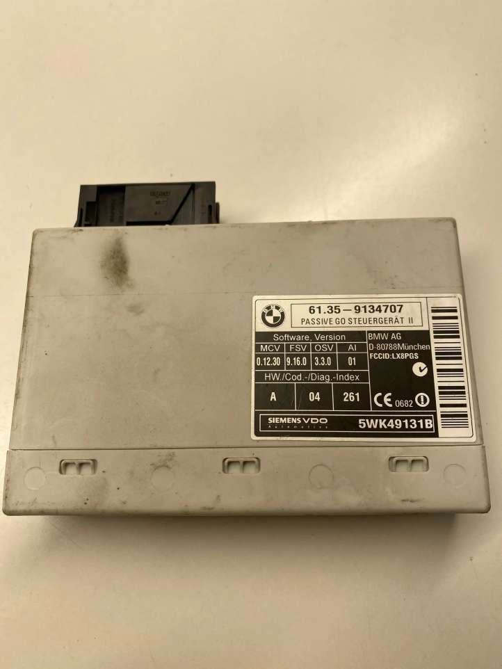 9134707 BMW 5 E60 E61 Beraktės sistemos KESSY (keyless) valdymo blokas/ modulis