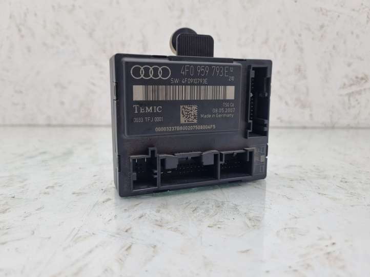 4F0959793E Audi A6 S6 C6 4F Durų elektronikos valdymo blokas