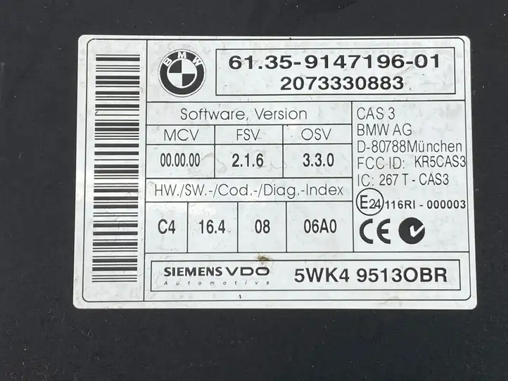 BMW 3 E90 E91 (2005 - 2012) 9147196 Комплект системы зажигания — фото 4