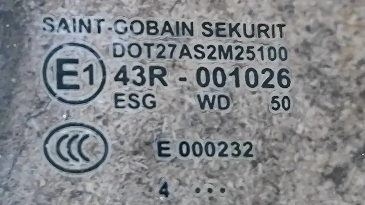 Mercedes-Benz CLK A209,C209 (2002 - 2009) 43R001026 Заднее боковое стекло — фото 3