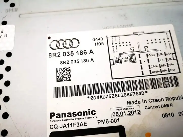 Audi A4 S4 B8 8K (2011 - 2015) 8r2035186a Навигационный привод CD/DVD — фото 2