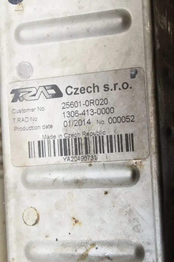 Toyota Avensis T270 (2012 - 2015) 256010R020 Охладитель клапана EGR — фото 4