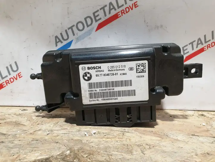 BMW 4 F32 F33 (2013 - 2017) 9348726 Блок управления SRS — фото 4