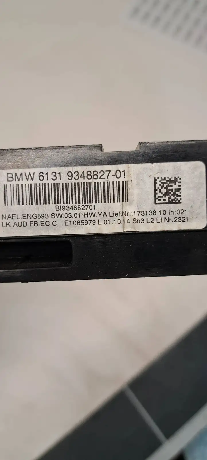BMW 3 F30 F35 F31 (2012 - 2018) 9348827 Блок управления климат-контролем — фото 2