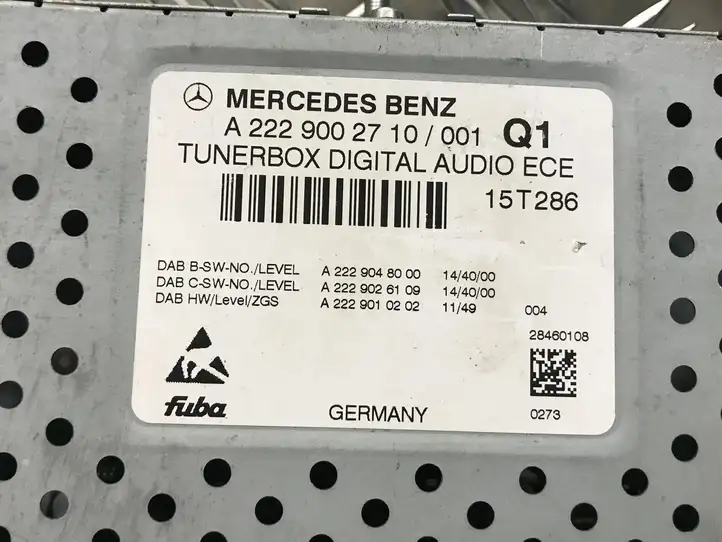 Mercedes-Benz E W212 (2009 - 2016) A2229002710 Усилитель звука — фото 6