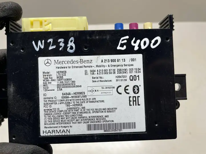 Mercedes-Benz E W238 (2017 - ) A2139008113 Bluetooth модуль — фото 3