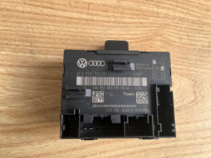 4F0959793T Audi A6 S6 C6 4F Durų elektronikos valdymo blokas