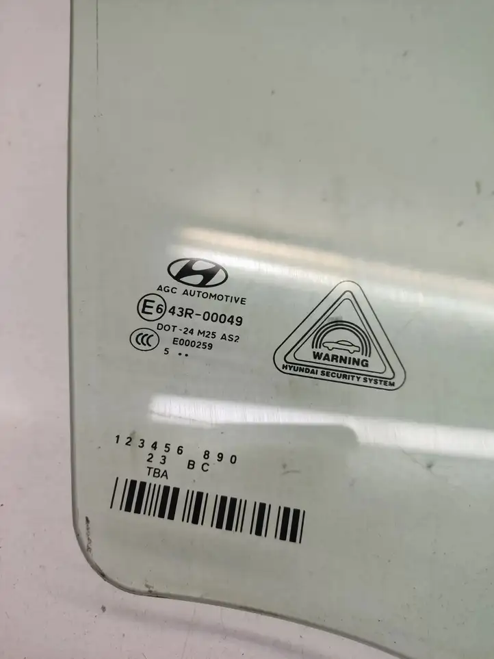 Hyundai Tucson TL (2015 - ) 43R00049 Стекло передней двери — фото 3