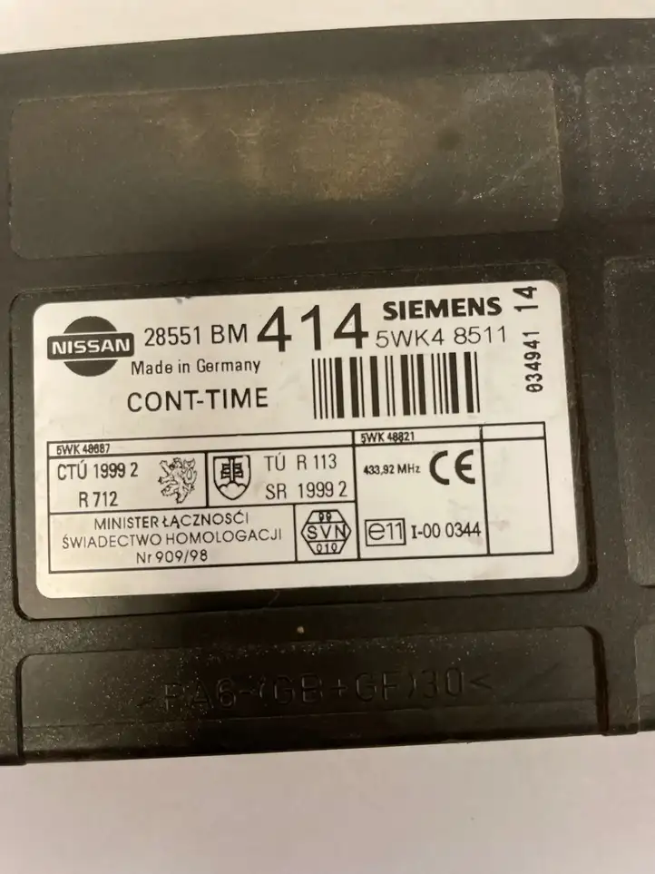 Nissan Almera N16 (2000 - 2010) 28551BM414 Прочие блоки управления — фото 2