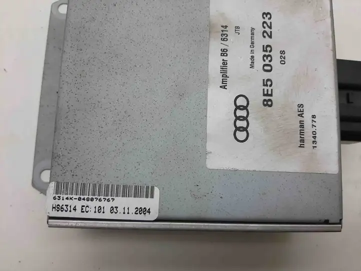 Audi A4 S4 B6 8E 8H (2000 - 2006) 8E5035223 Усилитель звука — фото 2