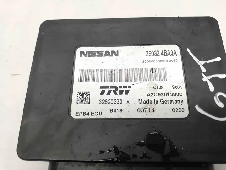 Nissan Qashqai (2013 - 2017) 360324BA0A Блок управления стояночным тормозом (EPB) — фото 4