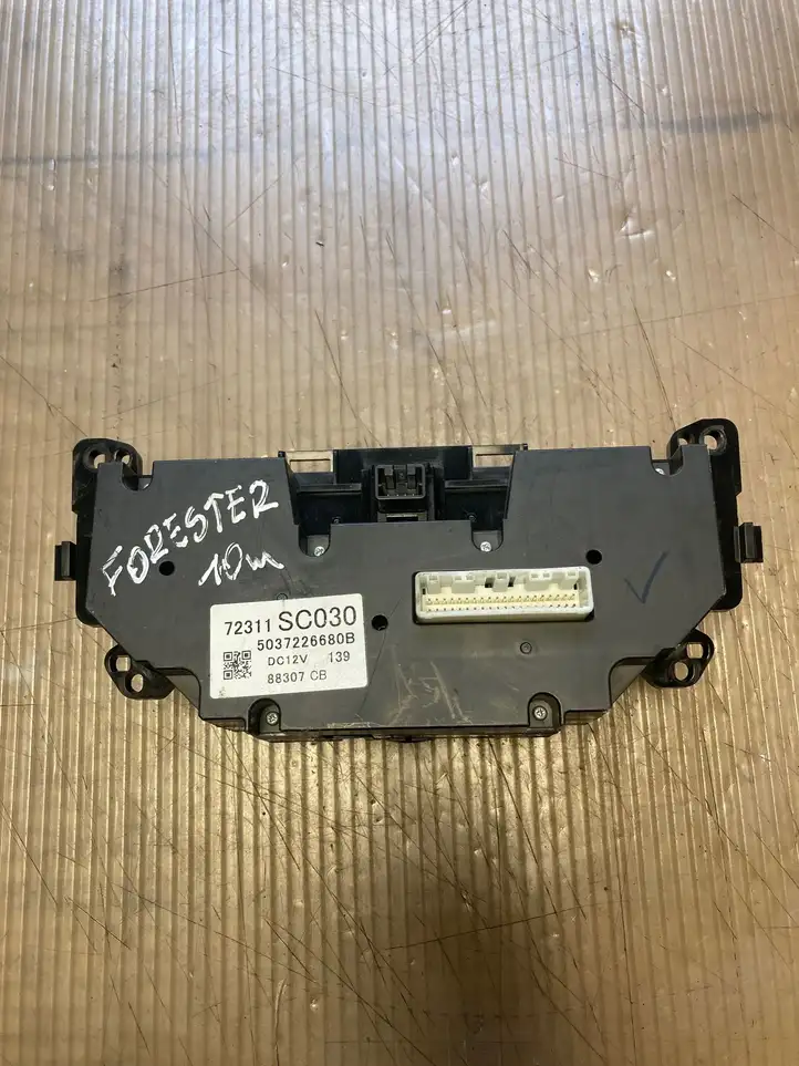 Subaru Forester SH (2008 - 2013)  72311SC030 Блок управления кондиционера воздуха / климата/ печки (в салоне)