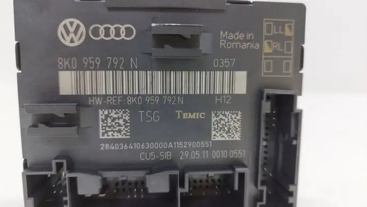 Audi A4 S4 B8 8K (2011 - 2015) 8K0959792N Блок управления дверью — фото 2