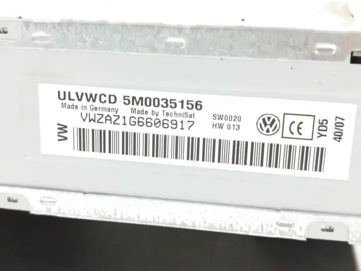 Volkswagen Tiguan (2007 - 2011) 5M0035156 Магнитола / мультимедийная система — фото 2