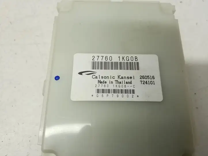 Nissan Juke I F15 (2010 - 2018) 277601KG0B Блок управления кондиционером — фото 4