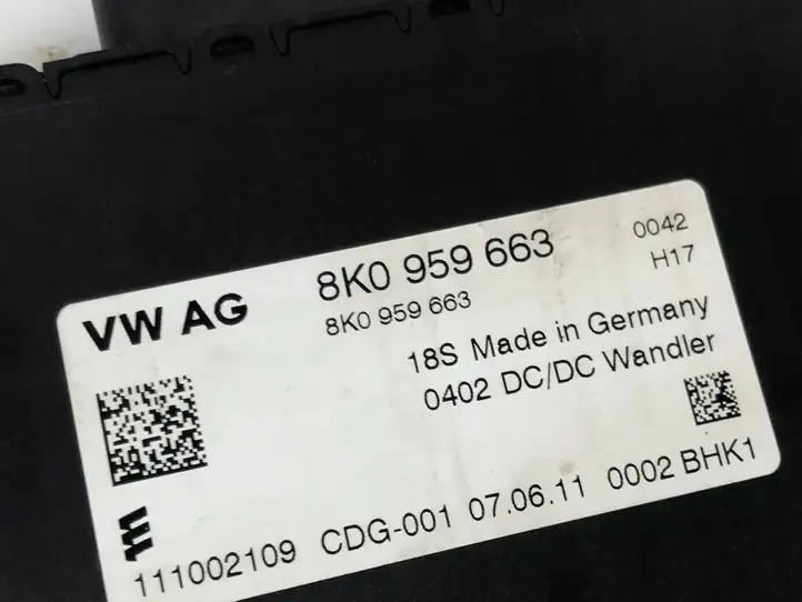 Audi A6 C7 (2011 - 2014) 8K0959663 Преобразователь напряжения — фото 6