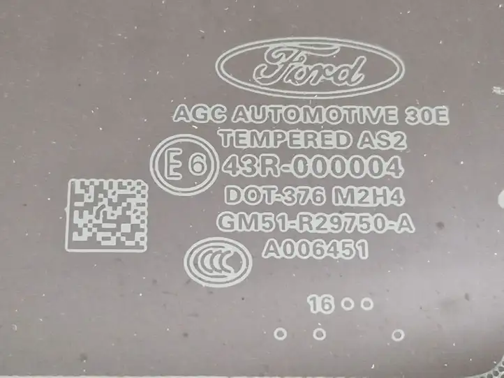 Ford C-MAX II (2015 - ) DM51R29750 Заднее боковое стекло — фото 2