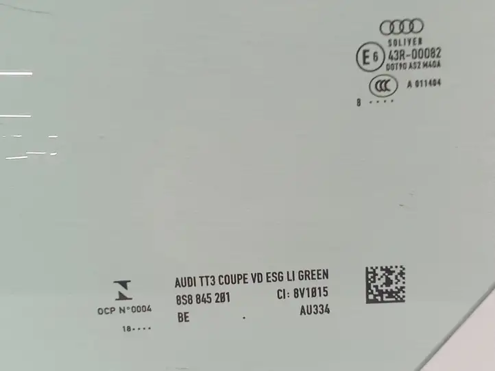 Audi TT TTS RS Mk3 8S (2014 - 2018) 8S8845201 Стекло передней двери — фото 2