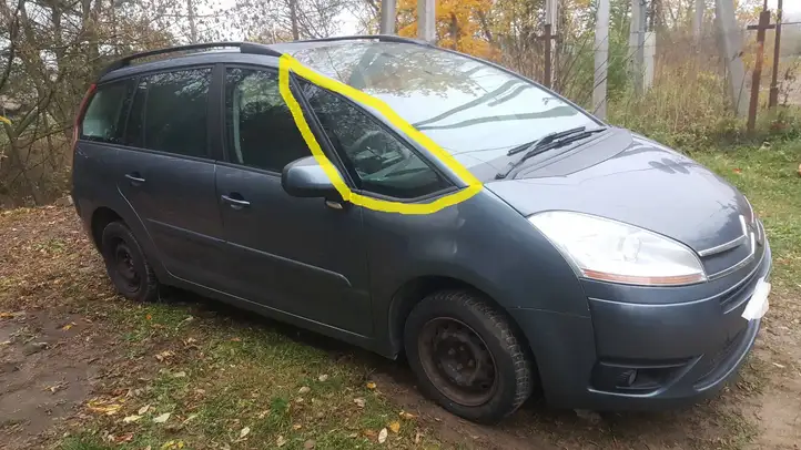 Citroen C4 I Picasso (2006 - 2013) AS2 Треугольное стекло кузова — фото 1