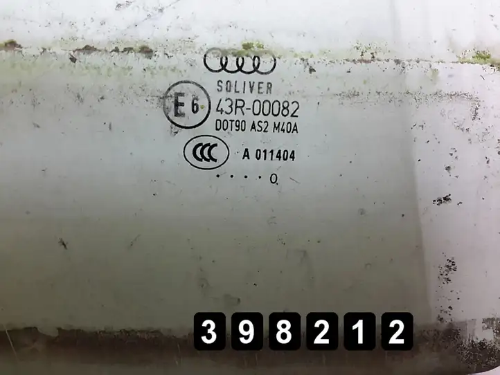 Audi A5 8T 8F (2007 - 2011) e643r00082 Стекло задней двери — фото 3
